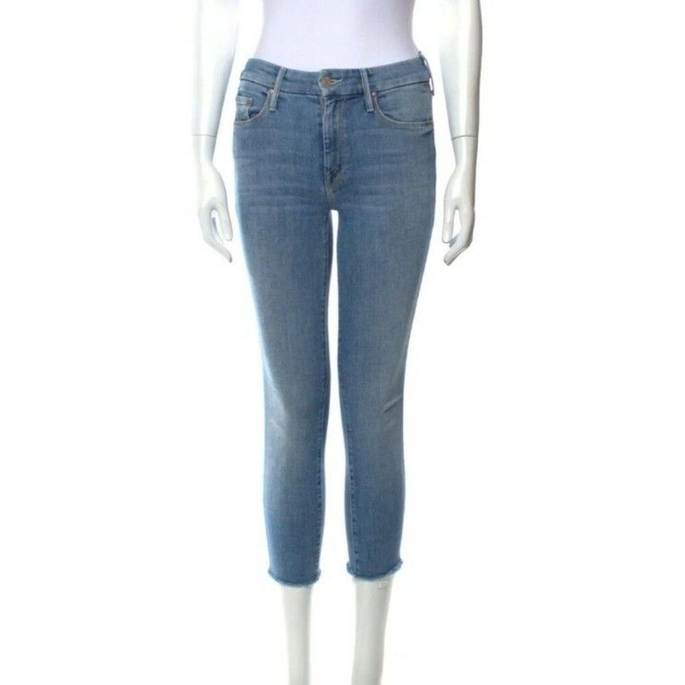 Mother Denim Looker Two Step Ankle Fray Kiss And Make Up Sz 25 (h